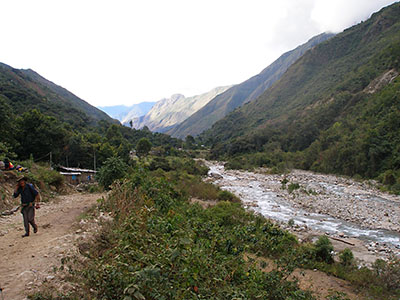 Llegando al campamento