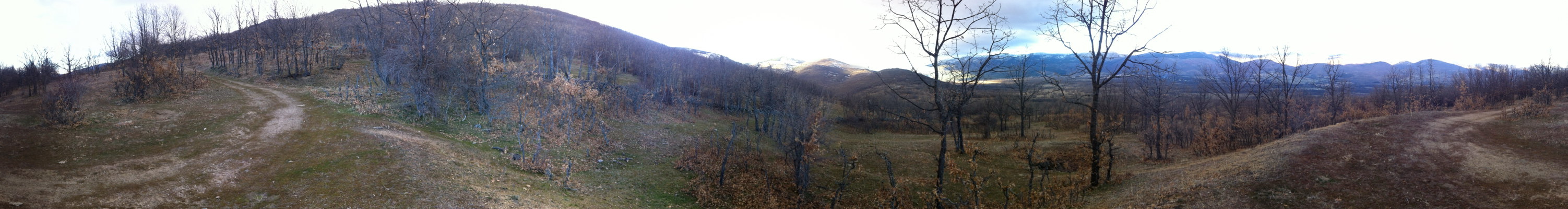 Panormica en el ascenso