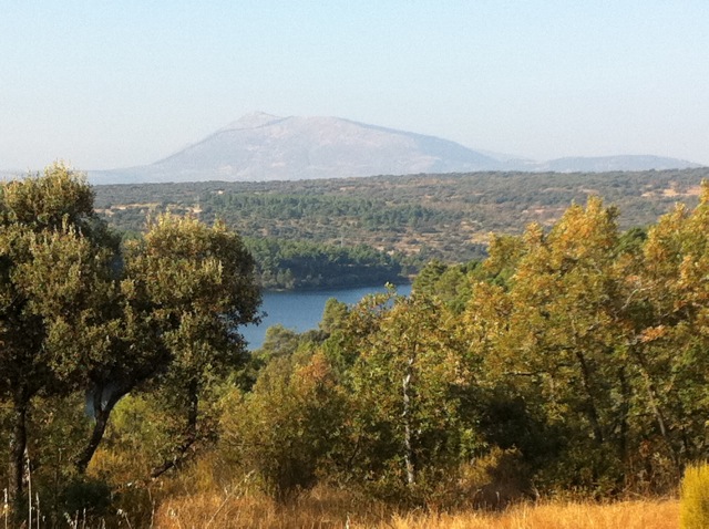 Vista del embalse