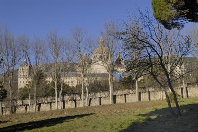 Monasterio desde Parque Real