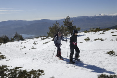 Con el embalse al fondo