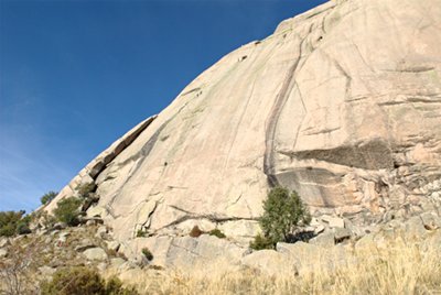 La pared de El Yelmo