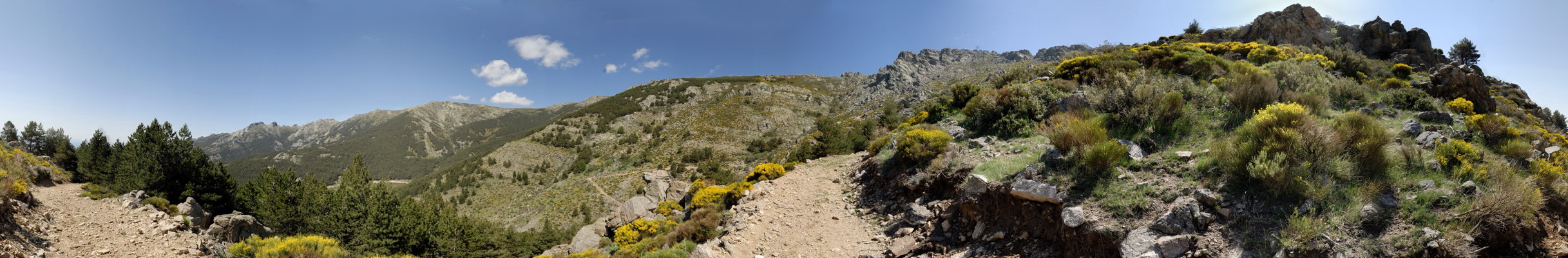 Panormica 360 del camino de ascenso