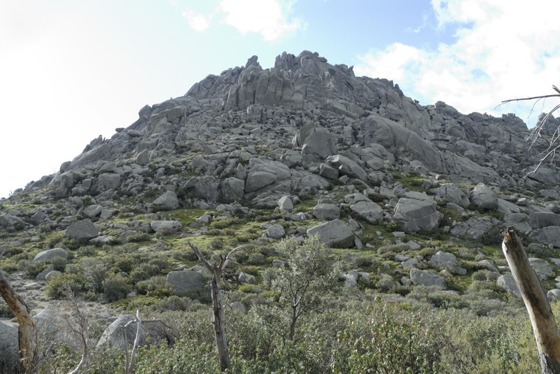 Mirando desde el Collado de La Dehesilla a Los Fantasmas