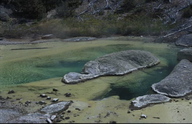 Los manantiales de agua caliente