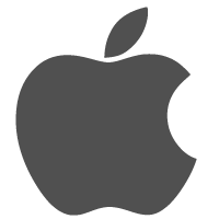 Logo Apple, de una recopilación de iconos de Picons.me