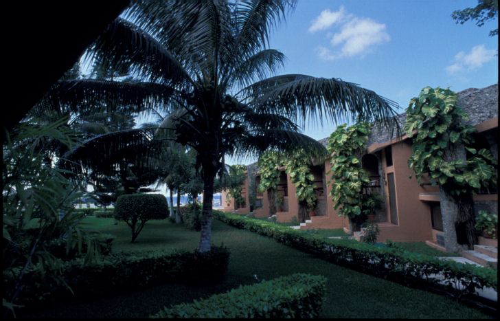 Los jardines del hotel Casa del Mar